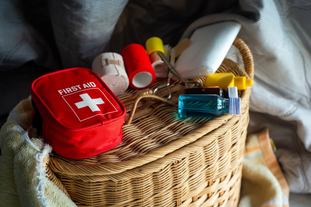 ortable first aid kit for emergency preparedness and medical care